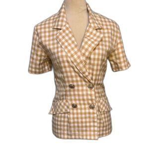 Vintage La Belle button double breasted blazer Size S